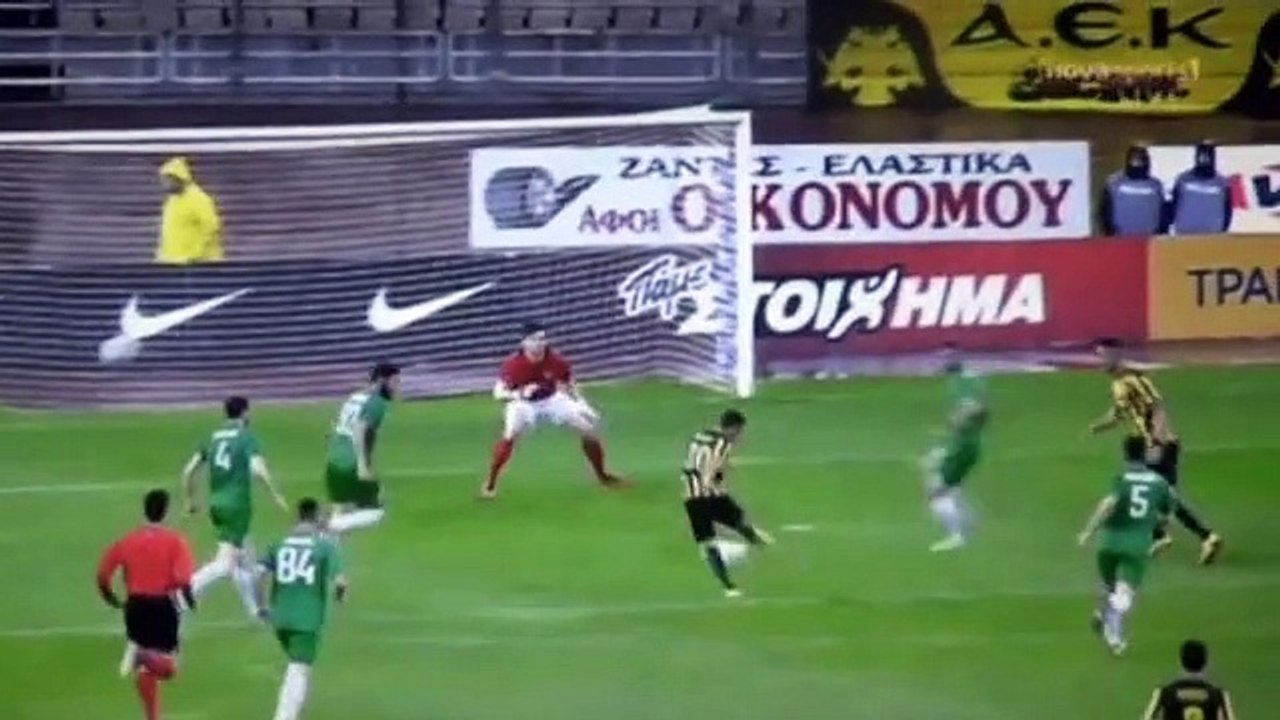 AEK-PANTHRAKIKOS  3-0 All goals Greek Superleague 26η  αγωνιστική