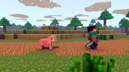 d A Whole World Made for Me ORIGINAL MINECRAFT SONG by TryHardNinja MV