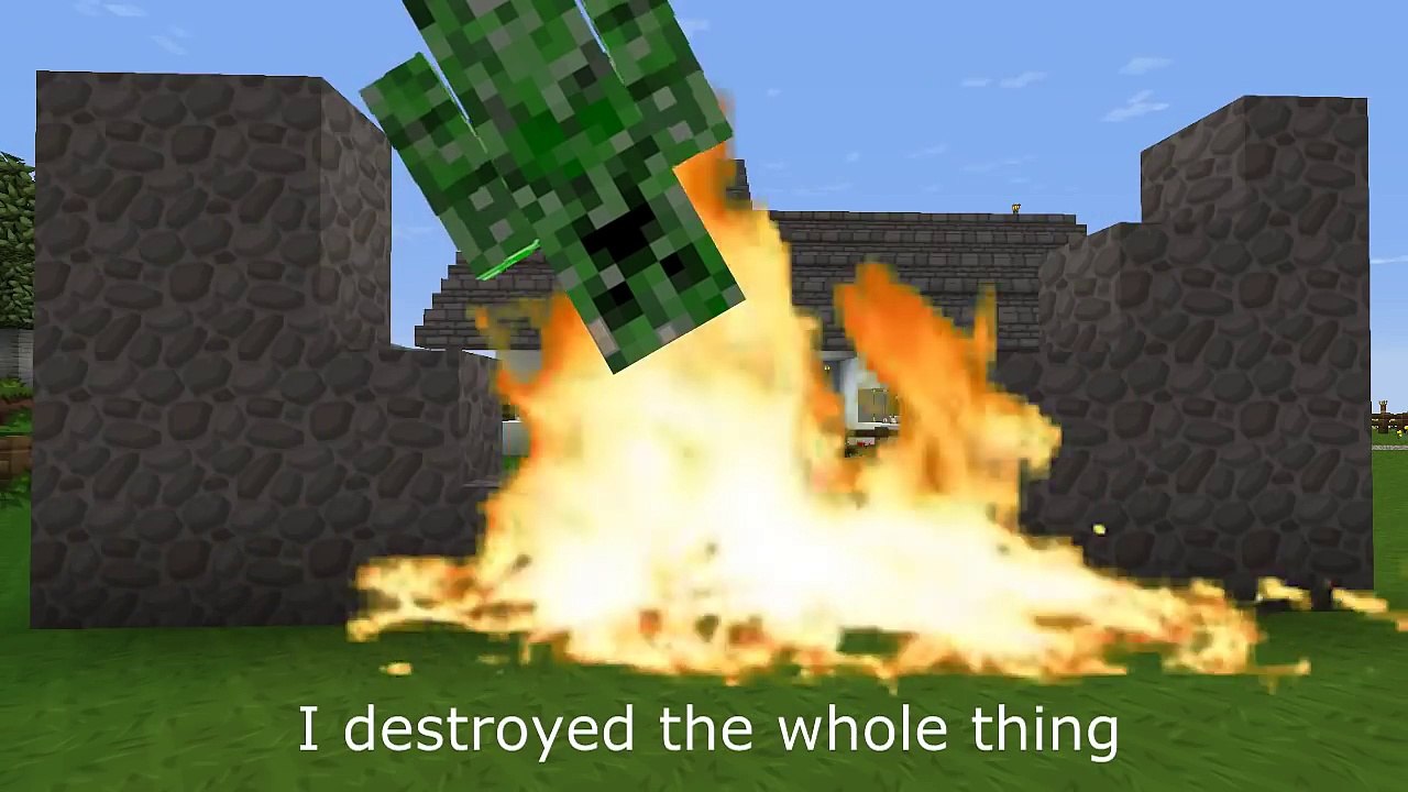 Creeper Vs Enderman Rap Battle