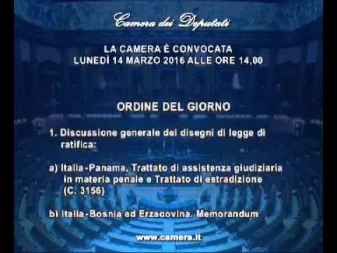 Roma - Camera - 17^ Legislatura - 589^ seduta (14.03.16)