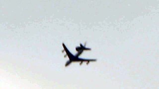 23.7.2013 19:47 AWACS radar NATO Plane Lowpass OTAN E3 Sentry Jet Military Aircraft Voerde