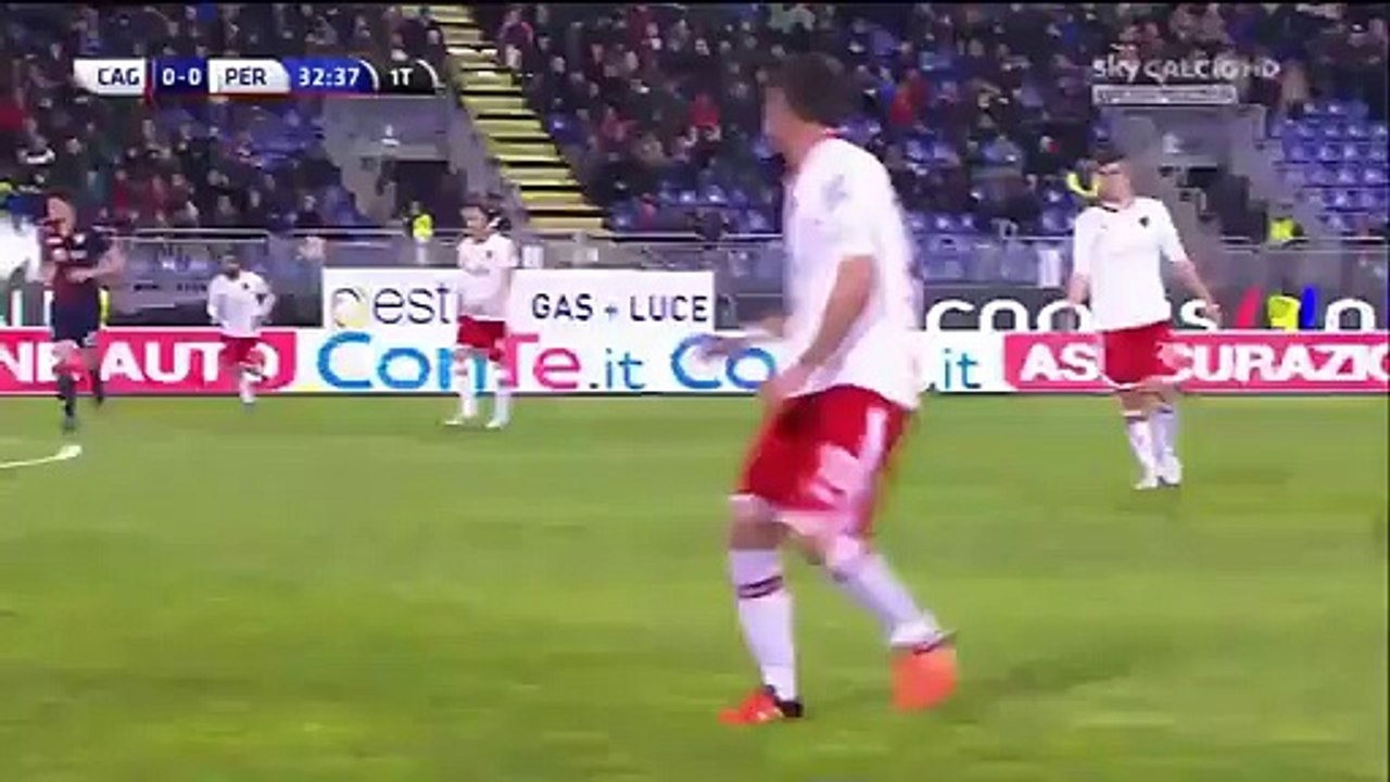 0-1 Sanjin Prcic Goal HD - Cagliari vs Perugia - 14.03.2016