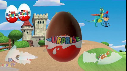 Surprise Eggs Mike the Knight!!! Рыцарь Майк мультфильмы для детей киндер сюрприз!!!