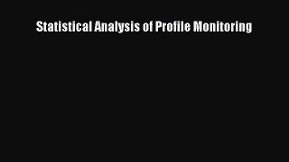 Download Statistical Analysis of Profile Monitoring PDF Free