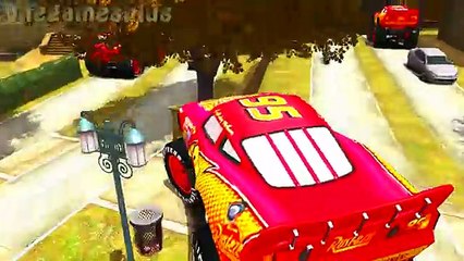 Disney PIXAR cars Double Decker Bus and Mack Truck Children s Songs Nursery Rhymes