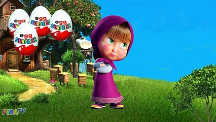 Kinder Surprise Masha and the bear!!! Маша и Медведь Киндер сюрприз!!!