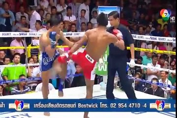 The Best Muay Thai Fighting 2015 สีมนุษย์ vs แลมพาร์ด