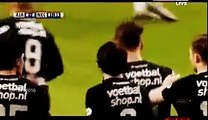 El futbolista Christian Santos marcó un gol ante el Ajax de Holanda