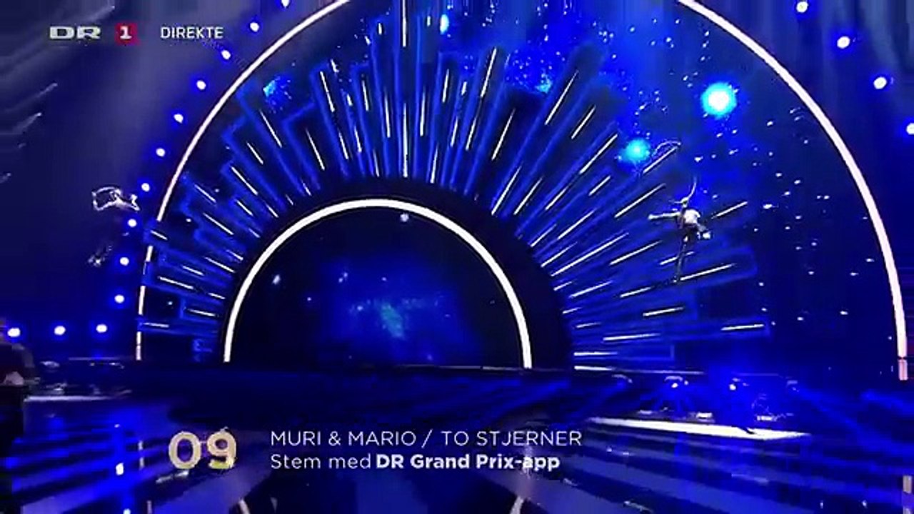 Eurovision Song Contest 2016 - Muri _ Mario - To stjerner _ Dansk Melodi Grand Prix 2016 _ DR1