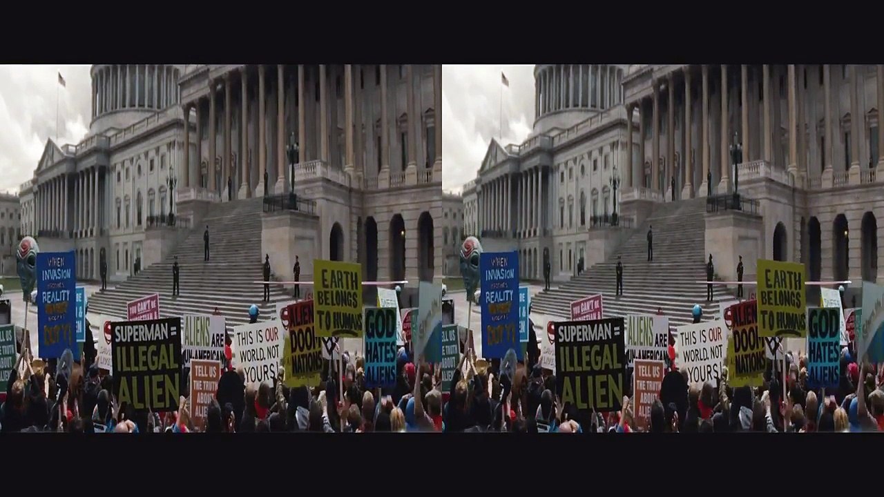 Batman v Superman Dawn of Justice Trailer HD 3D SBS/Cardboard/vr