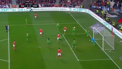 Jonas Goal - Benfica 3 - 0 Tondela - 14-03-2016