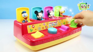 Mickey Mouse Clubhouse Pop Up Pals Surprise Disney Baby Toys Donald Minnie Pluto Funny Mus