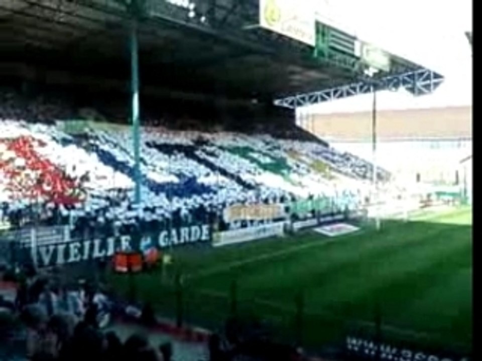 Entrée des joueurs asse lille tifo ultra