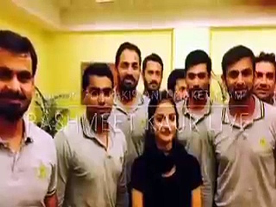 Rashmeet kaur Singing For Pakistani Cricket Team -- kamli kamli