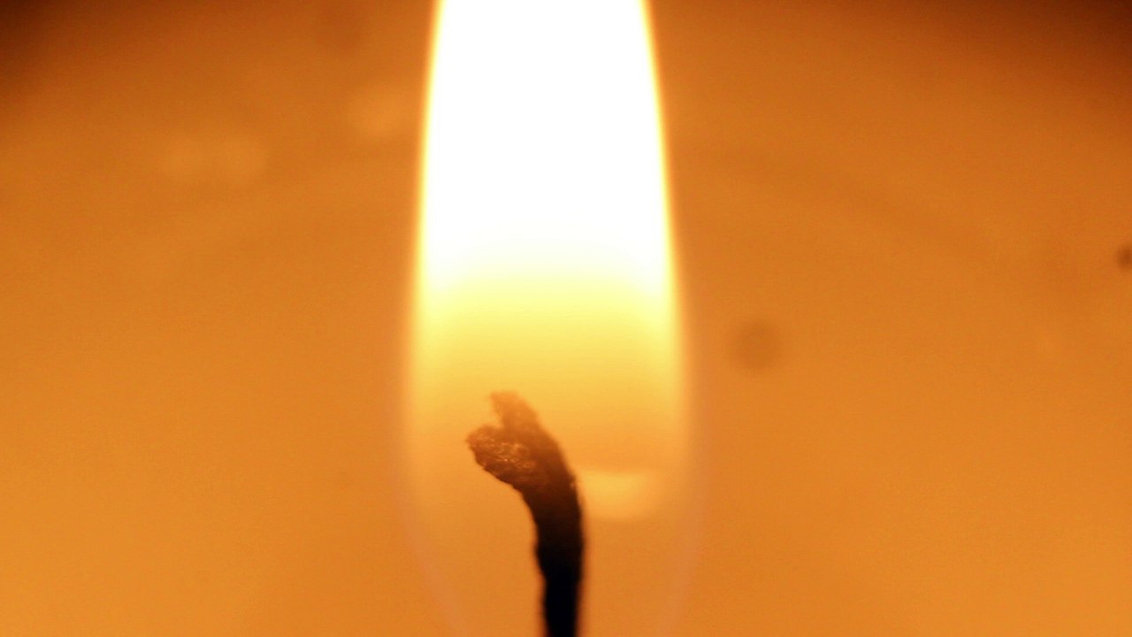 Relaxing Candle close-up