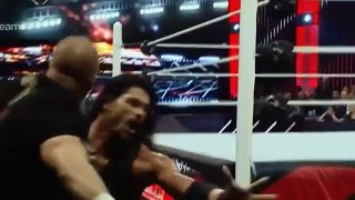 Roman Reigns vs Triple H WWE Raw 2/22/16