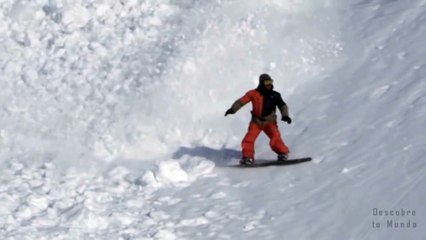 Rabbit escapes death by jumping across avalanche