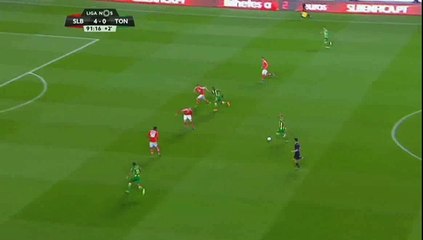 Nathan Junior Goal HD - Benfica 4-1 Tondela - 14-03-2016