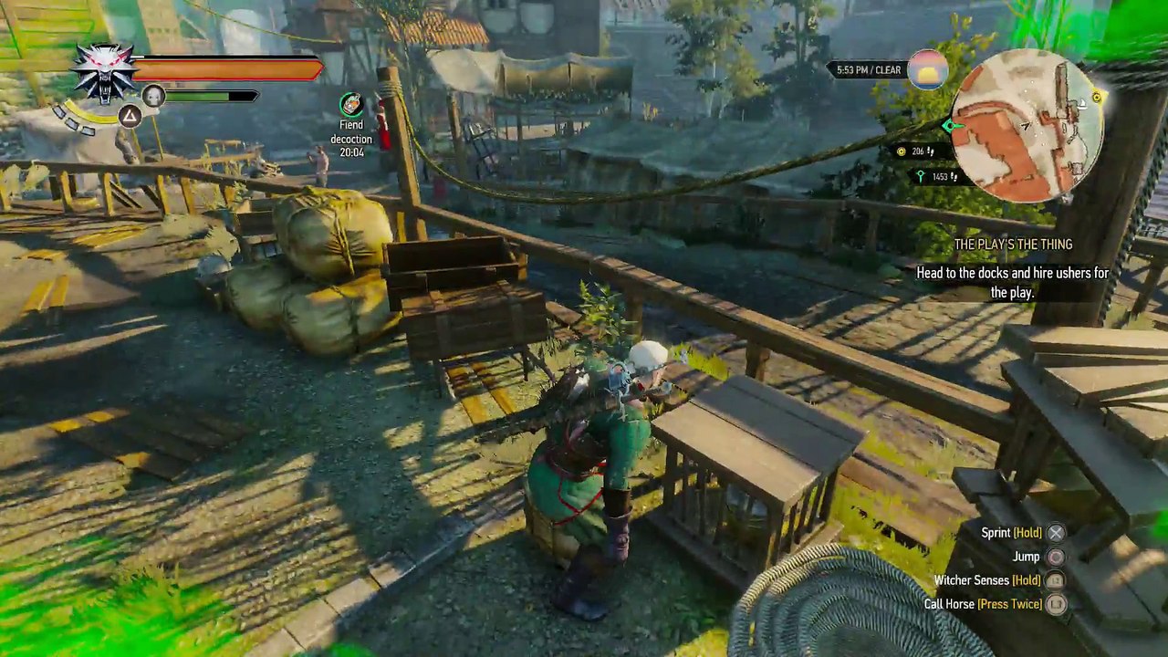 THE WITCHER 3 WALKTHROUGH PART 130 - THE PLAY'S THE THING