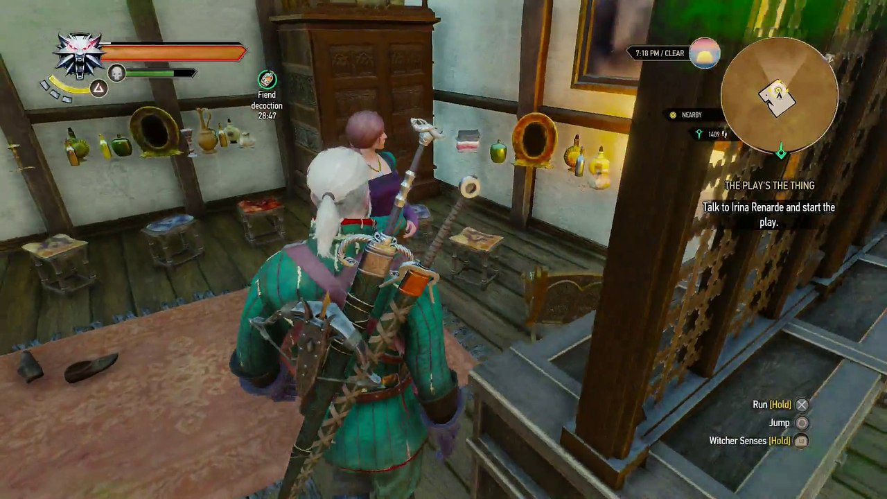 THE WITCHER 3 WALKTHROUGH PART 131 - THE PLAY'S THE THING