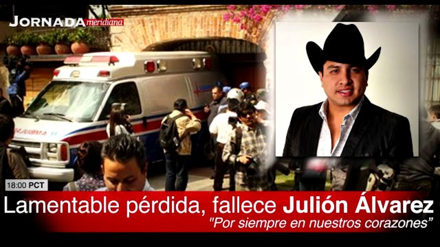 Julión Álvarez falleció esta mañana a sus 32 años en la Ciudad de México