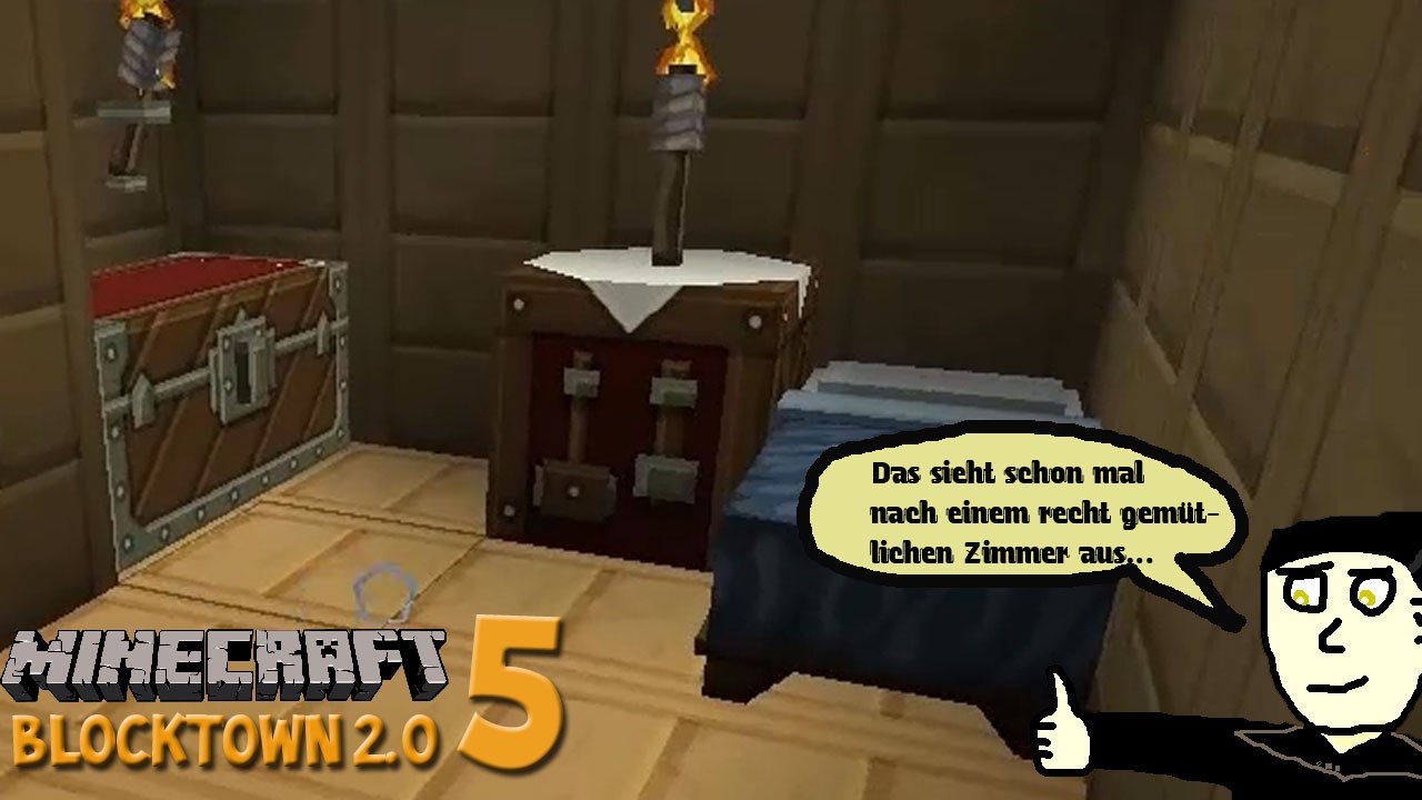 Minecraft Blocktown 2.0 5: Mein Schlafzimmer