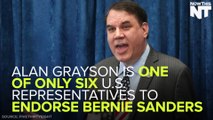 Alan Grayson Is One Of The Six Representatives To Endorse Bernie Sanders