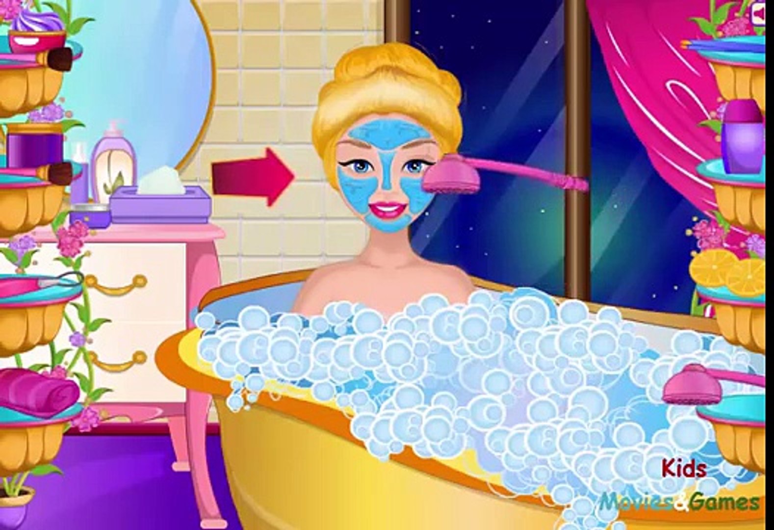 Barbie Beauty Care Funny Movies for Kids