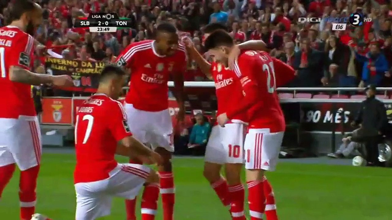 All Goals Portugal  Primeira Liga - 14.03.2016, SL Benfica 4-1 CD Tondela