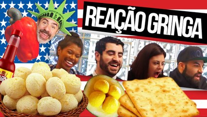 GRINGOS EXPERIMENTAM COMIDAS BRASILEIRAS