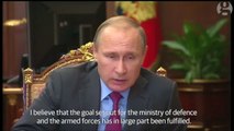 Vladimir Putin announces withdrawal of Russian troops from Syria