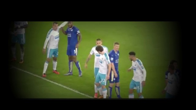 岡崎慎司ゴール！レスター・シティ1－0ニューカッスル　Shinji Okazaki　Amazing Overhead Kick Goal