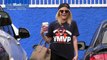 Witney Carson shows off VMVP t-shirt at DWTS rehearsals