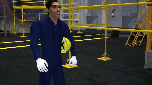 Animated Safety Training: Near Miss Helmet