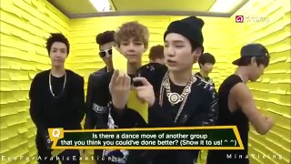 [Cut] Bangtan boys Dancing to EXOs Wolf