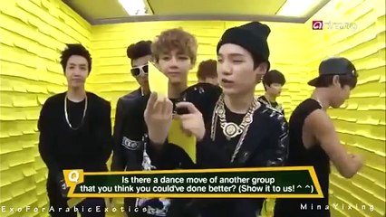 [Cut] Bangtan boys Dancing to EXOs Wolf