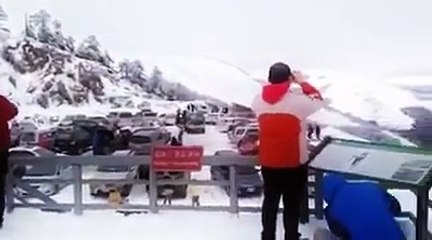 Marya isma bermain salju taiwan