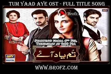 Tum Yaad Aaye OST - Full Title Song [HQ]