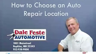How to Choose an Auto Repair Location