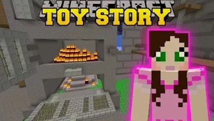 PopularMMOs PAT AND JEN Minecraft: BASEMENT - TOY STORY - Custom Map [4]
