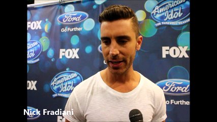Nick Fradiani at American Idol 15 Interview