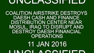 Video Captures U.S. Airstrike on Islamic State Cash Depot