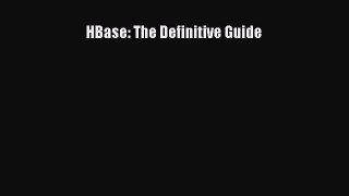 [PDF] HBase: The Definitive Guide [Read] Full Ebook