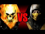 MOTOQUEIRO FANTASMA VS SCORPION | BATALHA MORTAL | Ei Nerd