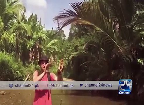 Young man Takes Selfies in every Country of the World