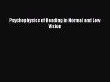 [Download] Psychophysics of Reading in Normal and Low Vision [PDF] Online