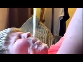 Big brother gets a surprise from his baby brother