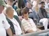 falling asleep at a baseball game