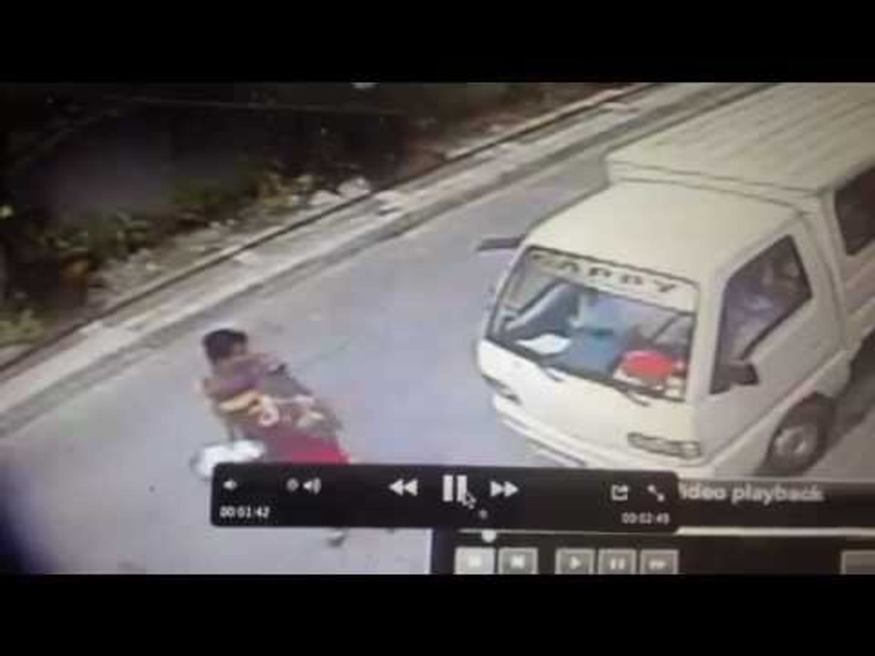 CCTV video obtained by The Philippine Star shows how toddler was snatched