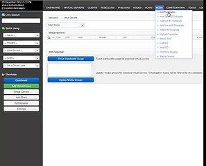 تفعيل ال tempaltes في لوحة solusvm